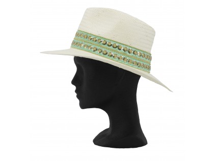 Sombrero indiana CHANNEL jade